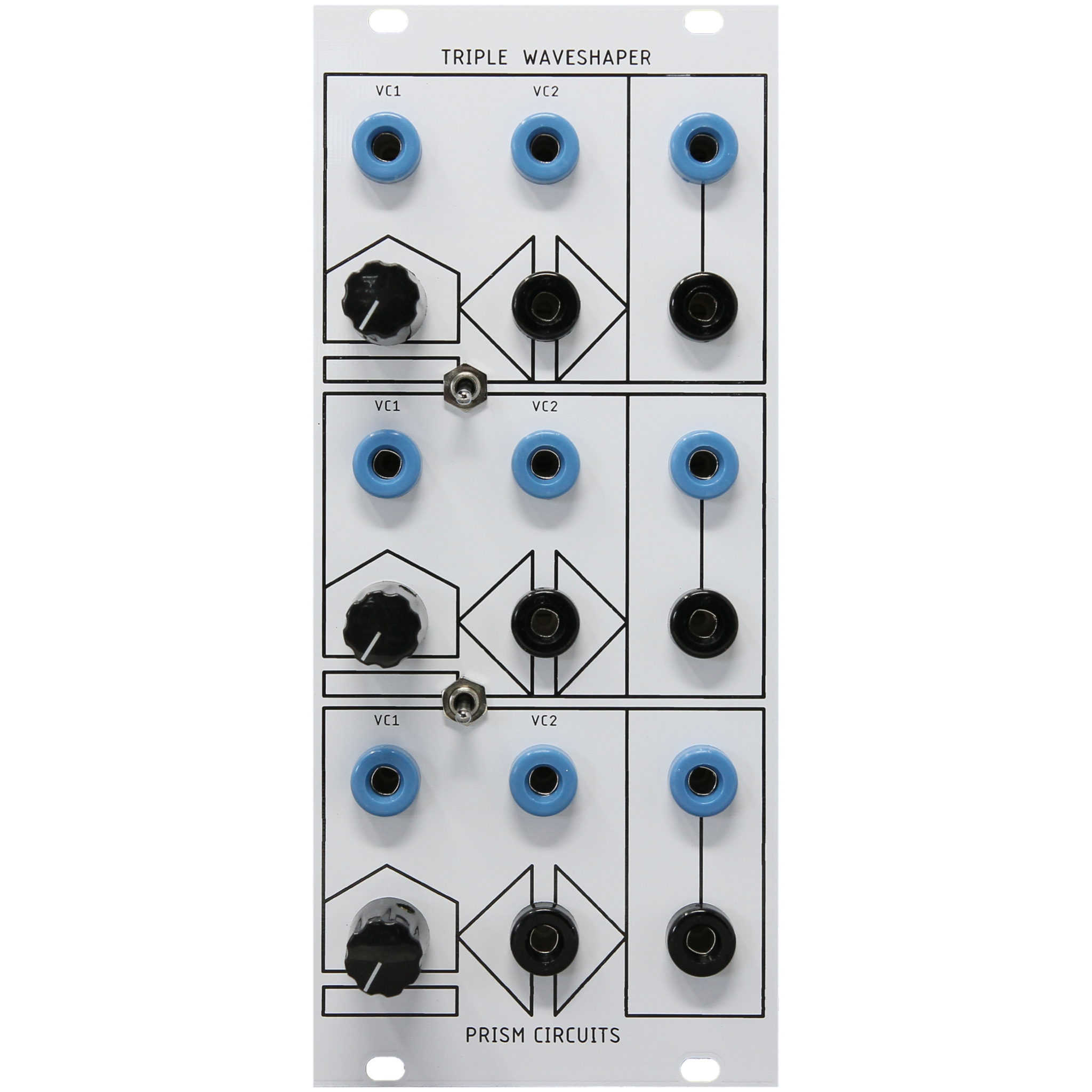 SERGE MODULAR - TRIPLE WAVESHAPER – Prism Circuits