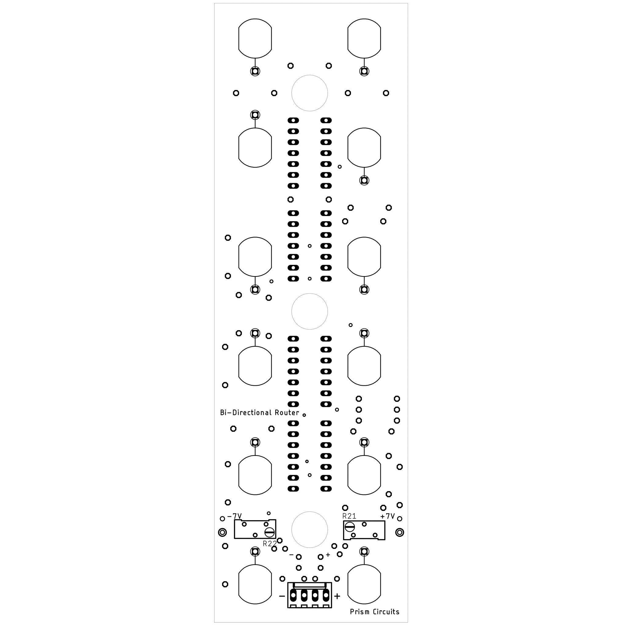 Bi Directional Router Serge Modular - Bi-Directional Router – Prism Circuits
